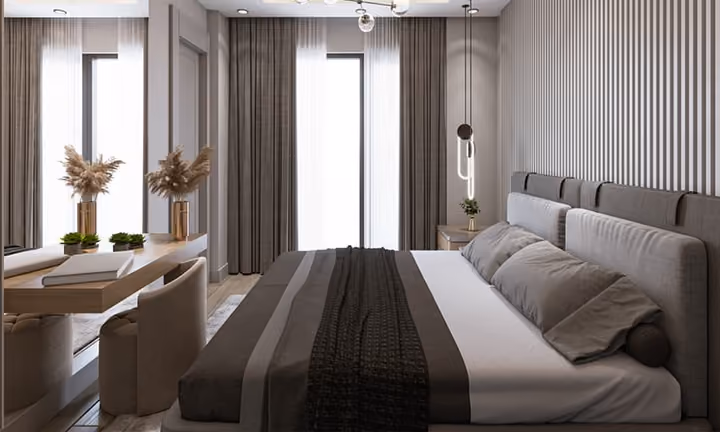 مشروع عقارات بمساحات خضراء واسعة في بهجة شهير، اسطنبول - صورة 8