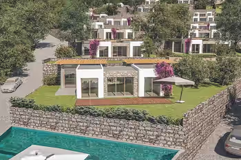 Роскошные виллы возле моря в Бодруме, Турция