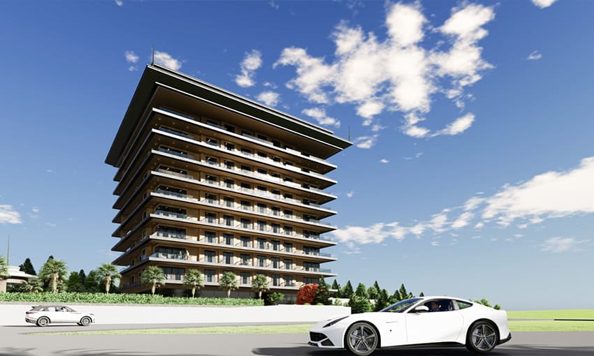 Квартиры с Панорамным Видом На Море и Роскошными Удобствами в Аланье, Турция