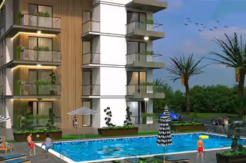 Эксклюзивная жилая недвижимость с частными садами в Анталье, Турция