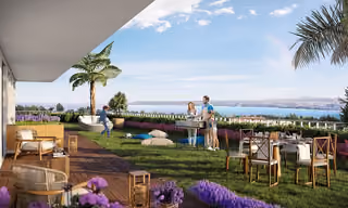 amazing apartments with buyukcekmece lake view
