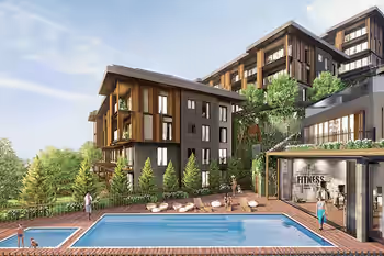 Calm Duplex Apartments in Green Area Inside Istanbul in Sariyer, Istanbul