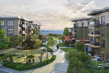 Семейные Квартиры с Исключительным Видом на Море и Остров в Пендике, Стамбул