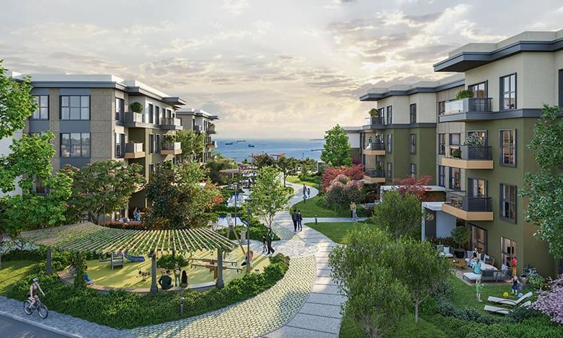 Family Apartments with Exceptional Sea and Island Views in Pendik, Istanbul