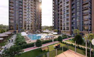 آپارتمان‌های دوخوابه با دو حمام در مزیتلی - تصویر 3