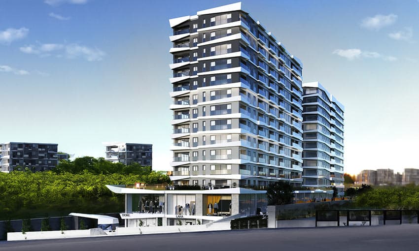 Современные квартиры в центре города с доступом ко всем удобствам в Гюнешли, Стамбул