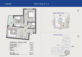 شقة بغرفتي نوم ومسبح في غوكسو كيبيز بأنطاليا - صورة 5