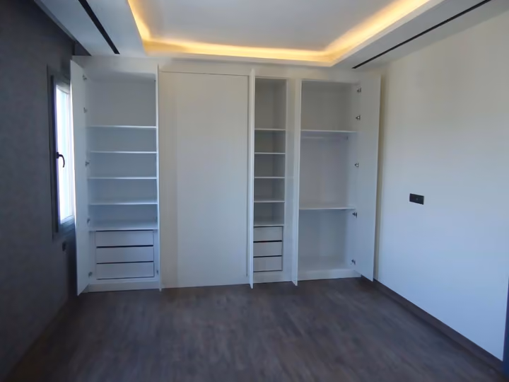 Erdemli bedroom built in storage