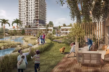 Современные Квартиры с Зелеными Садами в Кучукчекмедже, Стамбул