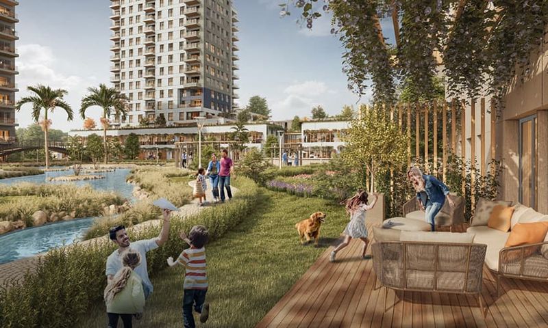 Modern Apartments with Green Gardens in Kucukcekmece, Istanbul