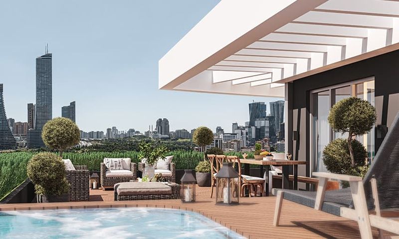 Modern Apartments Near Atasehir Finance Center in Umraniye, Istanbul