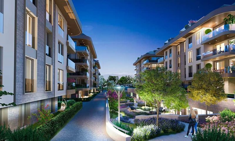 Luxury Duplex Flats With Terraces and Quality Amenities in Uskudar, Istanbul