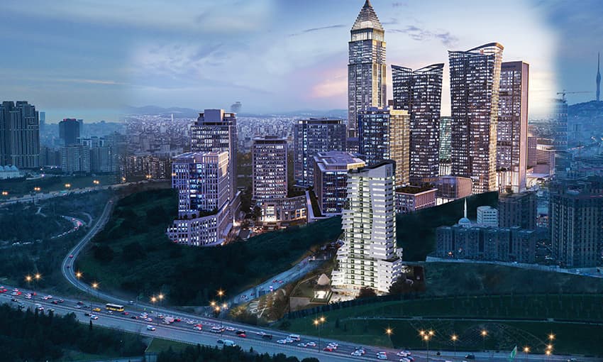 شقق مكتبية بالقرب من مركز اسطنبول المالي في عمرانية، اسطنبول