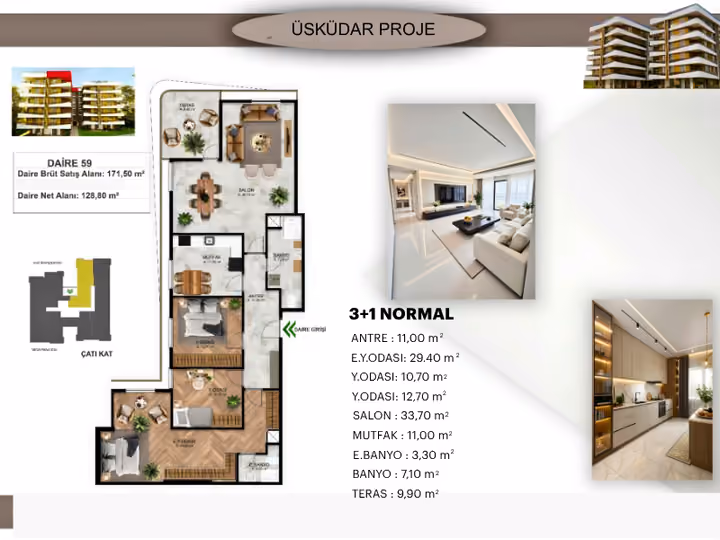Квартиры с системой умного дома в Барбаросе, Ускюдар - Изображение 13
