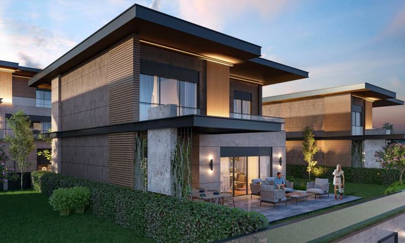 Villa and Apartment Compound in the Developed Fully Serviced District of Basaksehir, Istanbul