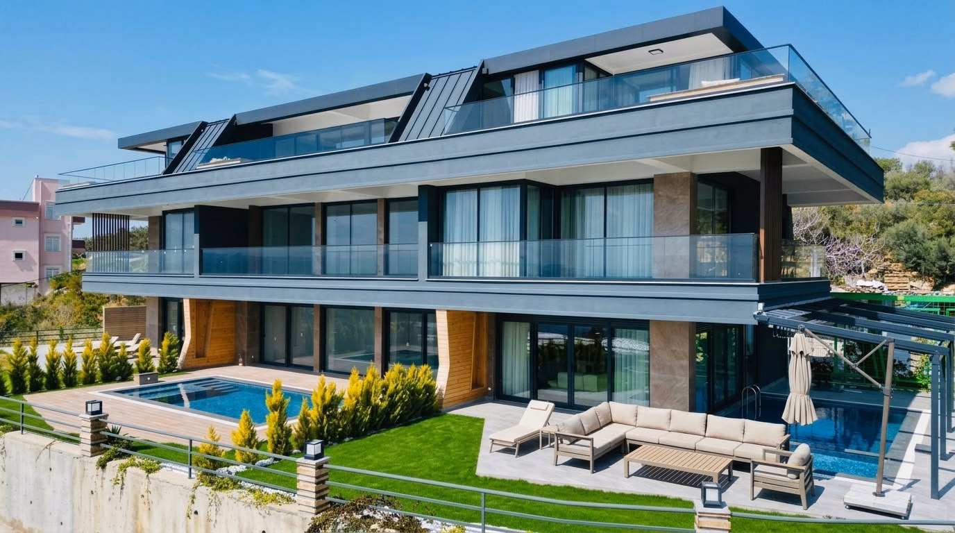 Four and Five Bedroom Villas with Private Pools in Incekum