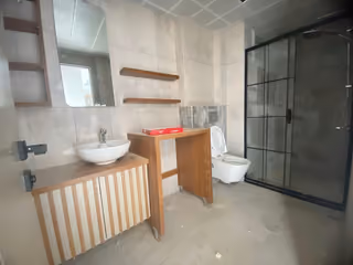 Tomuk shower bathroom vanity