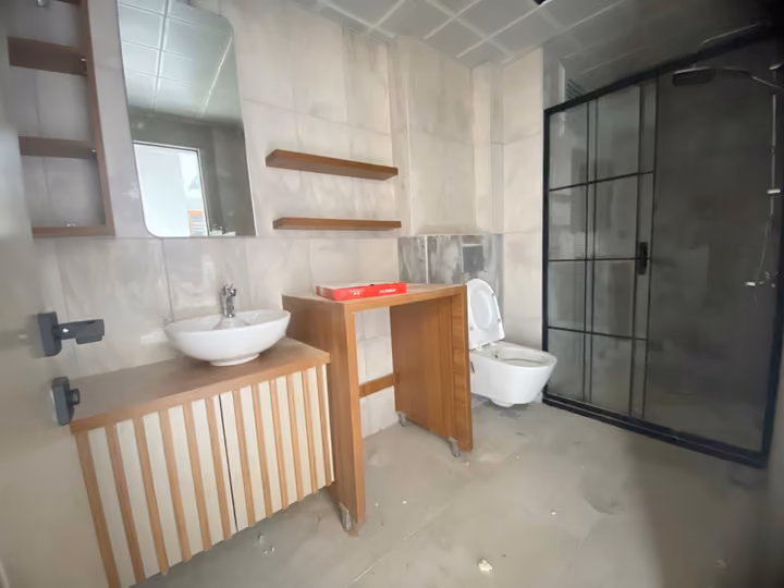 Tomuk shower bathroom vanity