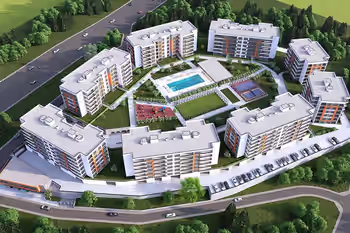 Семейные Квартиры Рядом с Центром Стамбула в Бурсе, Турция