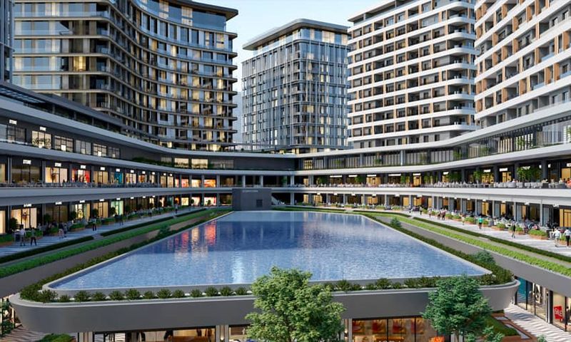 Luxurious Apartments in a Mall Near Uludağ in Bursa, Turkey