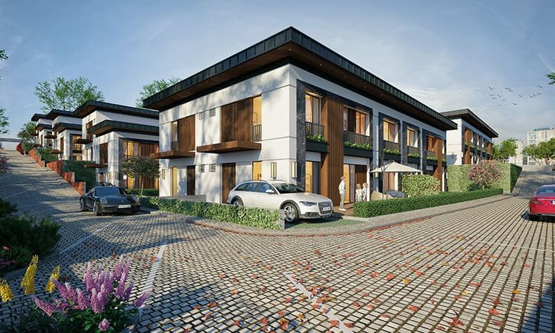Contemporary Villas with Green Nature View in Bahcesehir, Istanbul