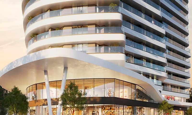 Sea View Luxury Apartments Tower Near the Metro in Izmir, Turkey