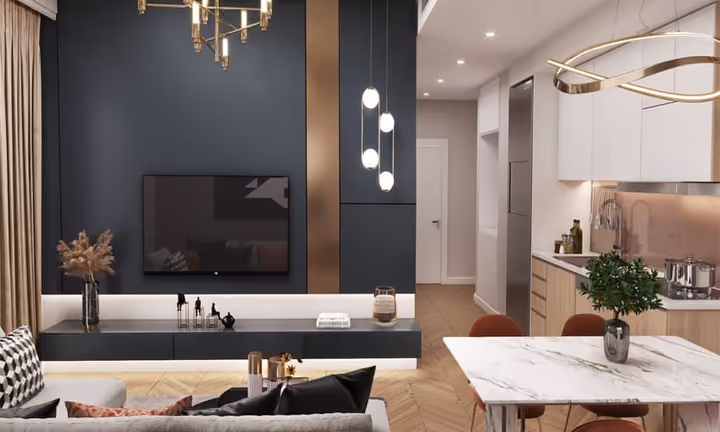 modern flats by E 5 highway in sisli istanbul