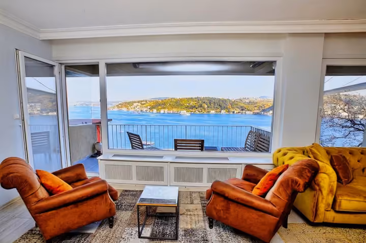 Bosphorus View Roadside Mansion Apartment with Dual Residence Opportunity in Rumeli Hisari Sarıyer - Image 14