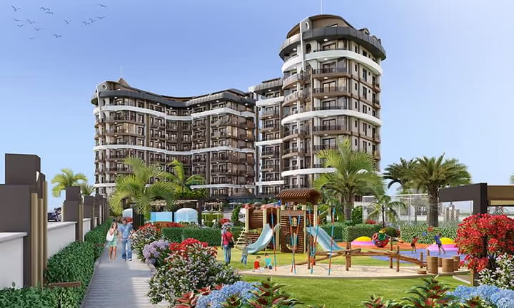Spacious Beachside Apartments with Private Gardens in Alanya, Turkey - Image 1
