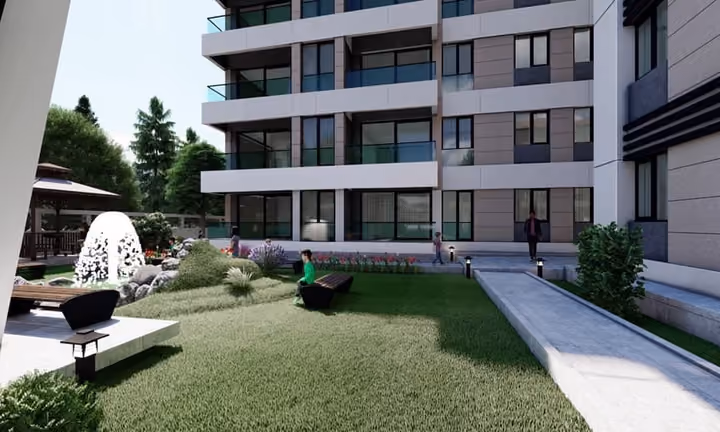 lake view flats with facilities in kucukcekmece istanbul