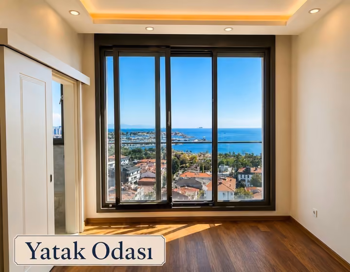Three-Bedroom Apartment with Full Sea Views in Kadikoy - Image 14