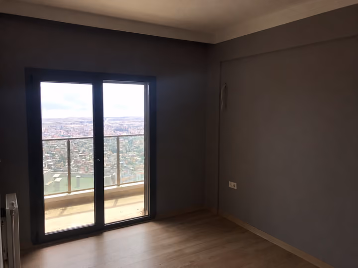 Bedroom window overlooking the surrounding district.