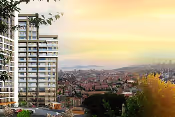 شقق مطلة على البحر مع مرافق عالية الجودة في كارتال، اسطنبول