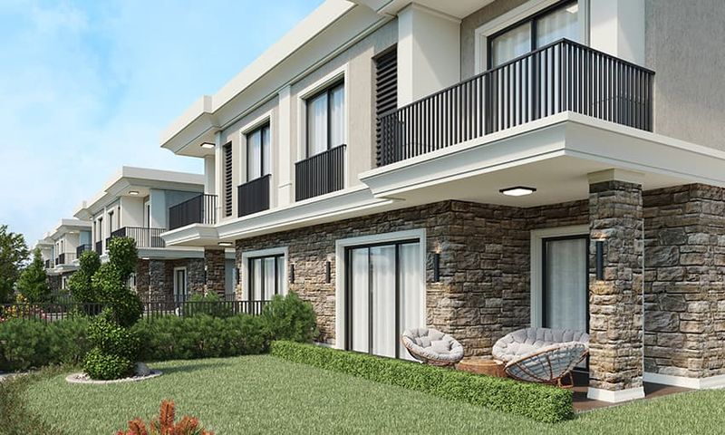 Real Estate Project with Beautiful Gardens in Başakşehir, Istanbul