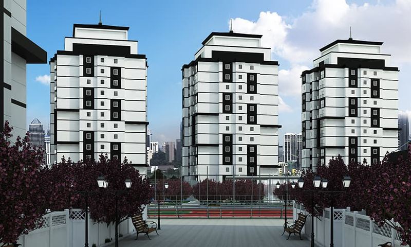 Luxurious Family Concept Flats Near the Metro in Bahcesehir, istanbul