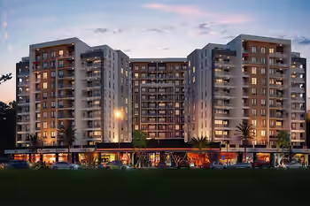 Семейные жилые комплексы недалеко от Стамбула в Бурсе, Турция