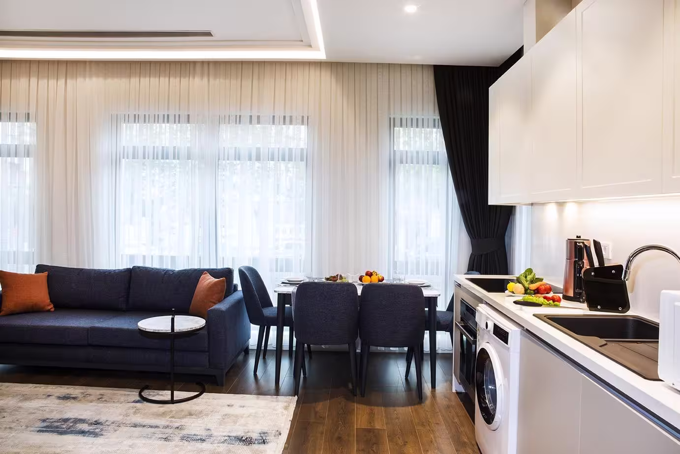 Furnished 1 Bedroom Resale Apartment in Central Taksim Beyoglu for Short-Term Rental