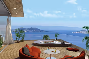 سكن فاخر مطل على البحر بالقرب من المترو في كارتال، اسطنبول