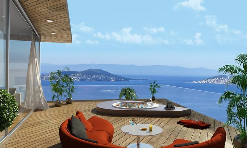 Sea View Luxury Residence Near the Mertro in Kartal, Istanbul