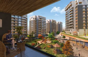 آپارتمان هایی با چشم انداز فوق‌العاده در نیلوفر- بورسا