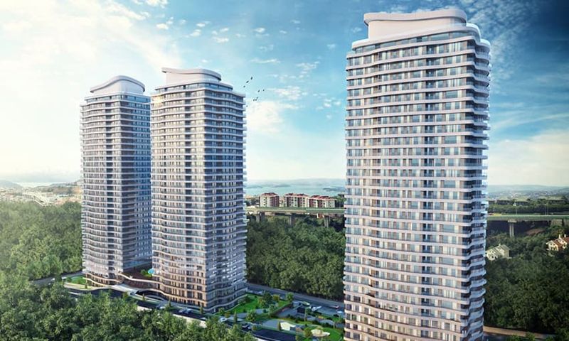 Upscale Forest View Apartments in Beykoz, Istanbul