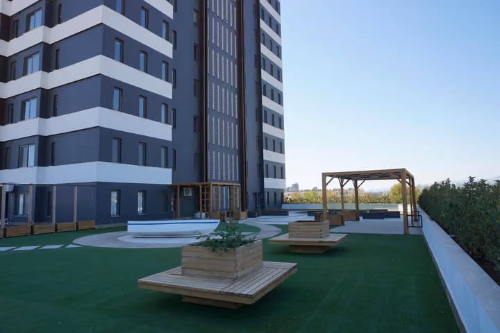 Erdemli landscaped shared grounds