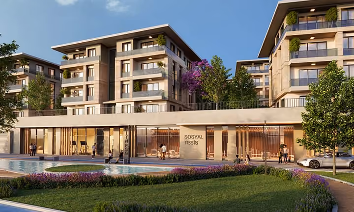 Stylish Villas and Spacious Flats with green Views in Bahcesehir, Istanbul - Image 7