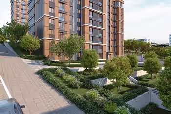 Современные квартиры с высоким доходом от аренды в Эсеньюрте, Стамбул