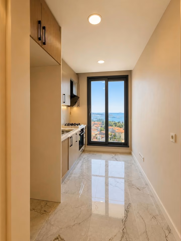 Three-Bedroom Apartment with Full Sea Views in Kadikoy - Image 12