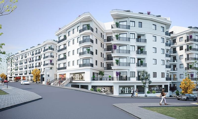 Horizontal Architectural Luxurious Apartments in Maltepe, the Eye of Asia in Istanbul