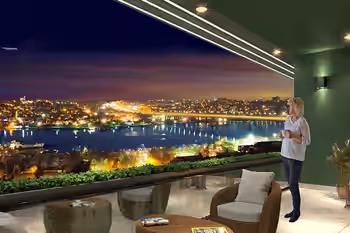 إقامة بنتهاوس فاخرة مع خدمات التدبير المنزلي في تقسيم، إسطنبول