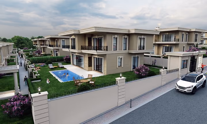 Sea View Luxury Villas with Private Gardens in Buyukcekmece, Istanbul - Image 2
