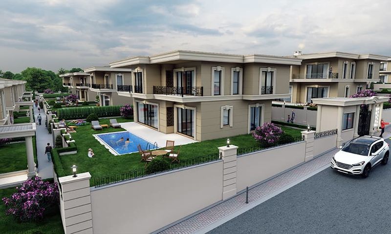 Sea View Luxury Villas with Private Gardens in Buyukcekmece, Istanbul