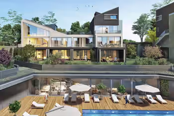 سكن عائلي مطل على الغابة الخضراء في منطقة أيوب سلطان، إسطنبول